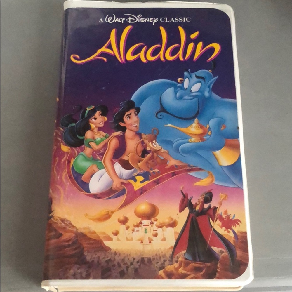 Rare black diamond Aladdin VHS!